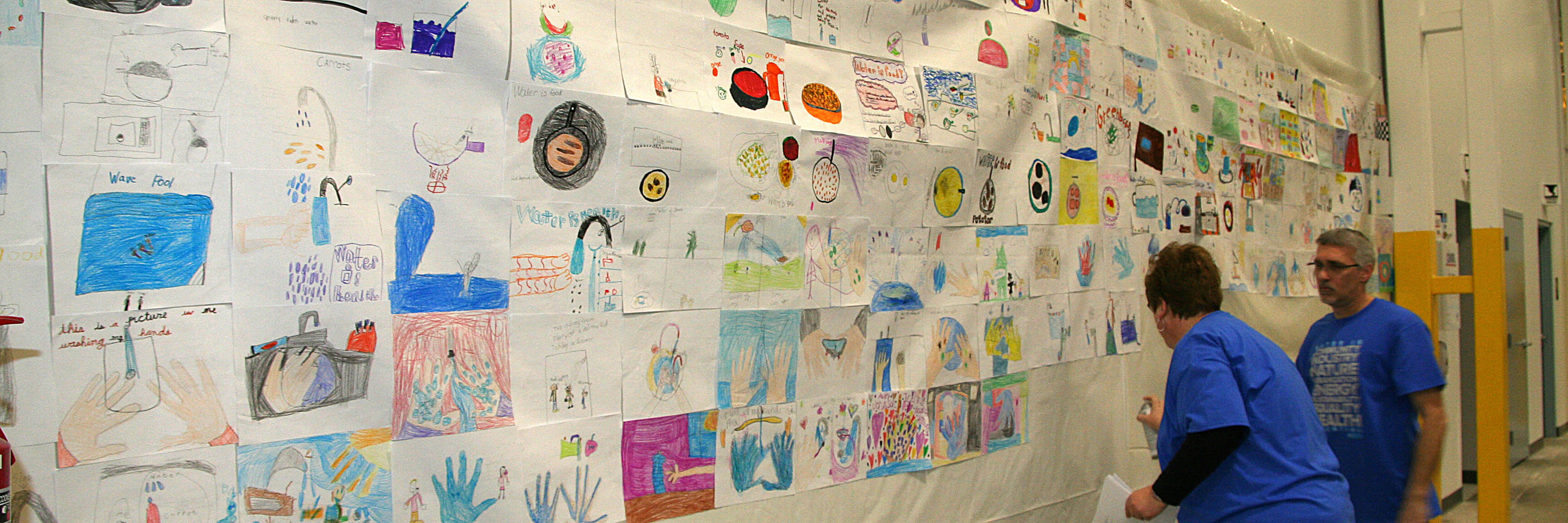 Kids drawings open house